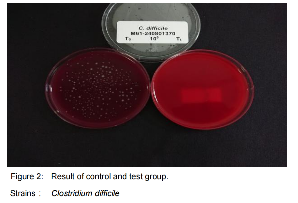 Wegwerpgordijnen tonen meer dan 99% effectiviteit aan tegen antimicrobiële Clostridium difficile sporen