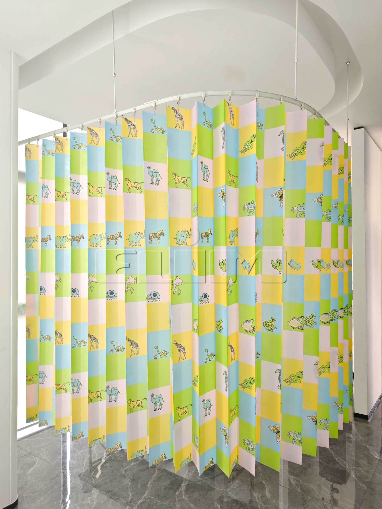 Wegwerpcelgordijnen voor ziekenhuizen en gezondheidszorg